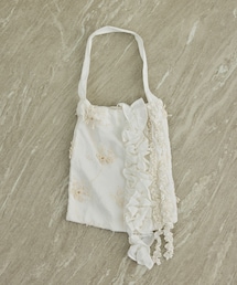 ADAM ET ROPE' | 【crinkle crinkle crinkle】別注3D刺繍フリルトートバッグ(トートバッグ)