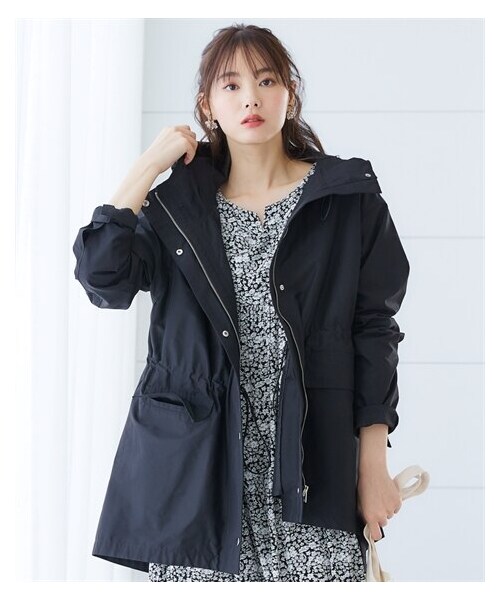 nissen（ニッセン）の「大きいサイズ　マウンテンパーカー　miclat（ジャケット/アウター・レディース・アイボリー/黒・L/LL/3L/4L/5L/6L/8L/10L）」の15枚目の写真