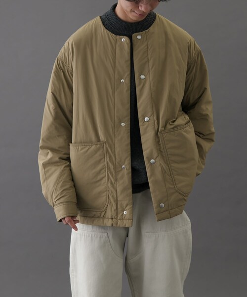 URBAN RESEARCH DOORS(アーバンリサーチドアーズ)の「FORK&SPOON SORONAリバーシブルブルゾン(ブルゾン・メンズ・BLACK/KHAKI/BEIGE・4/5)」の4枚目の写真