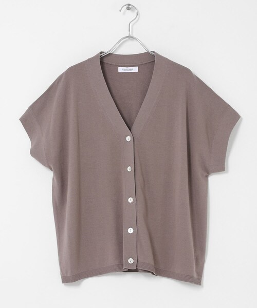 URBAN RESEARCH Sonny Label（アーバンリサーチサニーレーベル）の「クールミストフレンチニットカーディガン（カーディガン/ボレロ・レディース・ブラック/L.グレー/モカグレー・Free）」の20枚目の写真