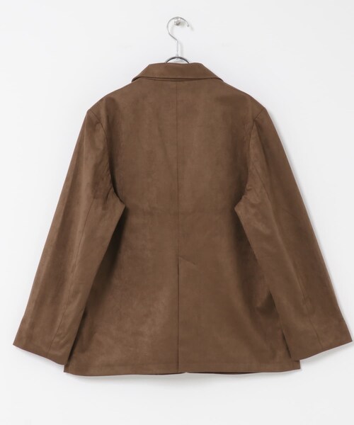 SENSE OF PLACE by URBAN RESEARCH（センスオブプレイスバイアーバンリサーチ）の「FSルーズジャケット（テーラードジャケット・レディース・BLACK/CAMEL/BROWN・one）」の22枚目の写真