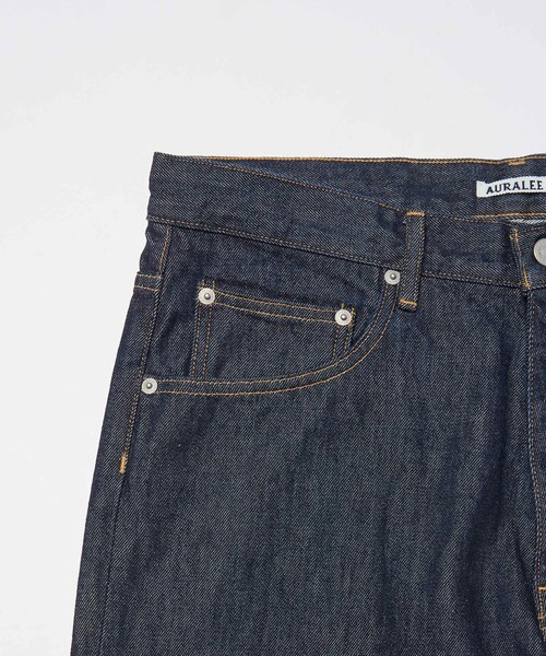 ADAM ET ROPE'（アダムエロペ）の「【AURALEE/オーラリー】HARD TWIST DENIM WIDE PANTS（デニムパンツ・メンズ・ネイビー・L/M/S）」の7枚目の写真