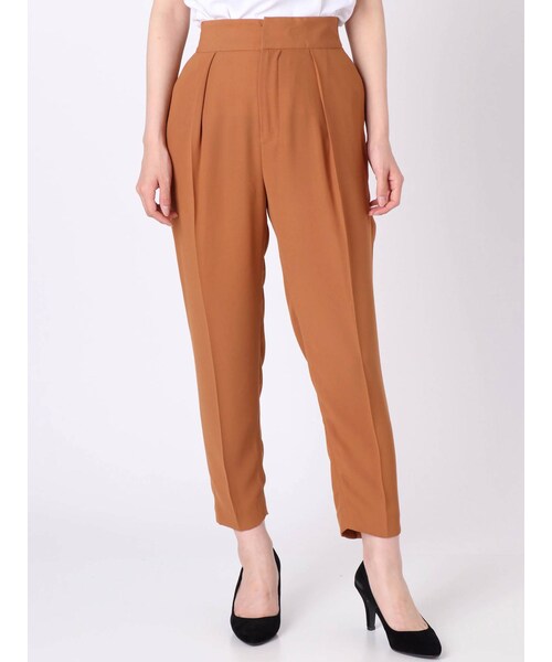 ドレープストレッチsimpleテーパードパンツ