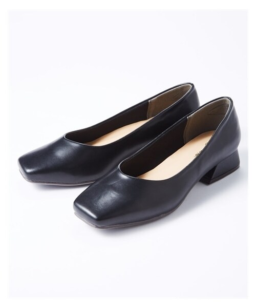 nissen（ニッセン）の「【ゆったり幅広】スクエアトゥローヒールパンプス（低反発中敷）（ワイズ４Ｅ）（パンプス・メンズ・黒/ブラウン(クロコ型押し)/オーク(スエード調)/グリーン(スエード調)/アイボリー/パイソン柄/シルバー/ダスティーグリーン/黒(スエード調)/アプリコット/デニムブルー・M=23.5~24.0cm/4E/L=24.5~25.0cm/4E/LL=25.5~26.0cm/4E/3L=26.5~27.0cm/4E）」の15枚目の写真