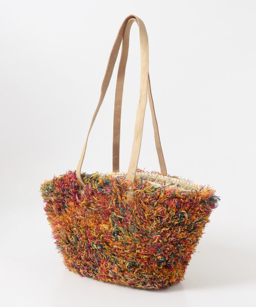 URBAN RESEARCH（アーバンリサーチ）の「KECH LeS ESSENTIELS　RAFFIA FRINGE 2WAY BAG（かごバッグ・レディース・MULTI・One）」の4枚目の写真