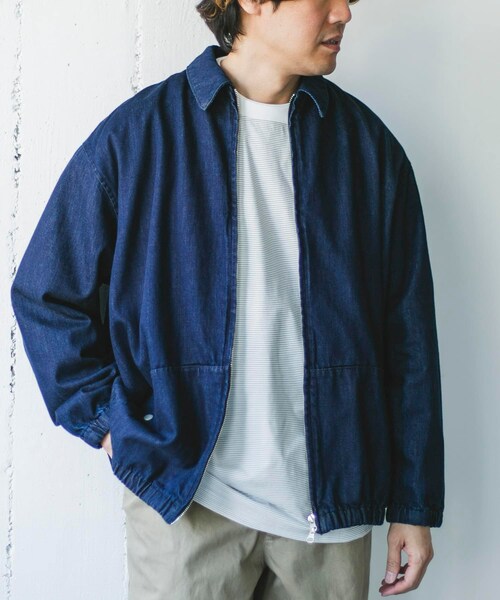 URBAN RESEARCH DOORS(アーバンリサーチドアーズ)の「Denim Zip Blouson(デニムジャケット・メンズ・INDIGO/ONE WASH・M/L/XL)」の14枚目の写真
