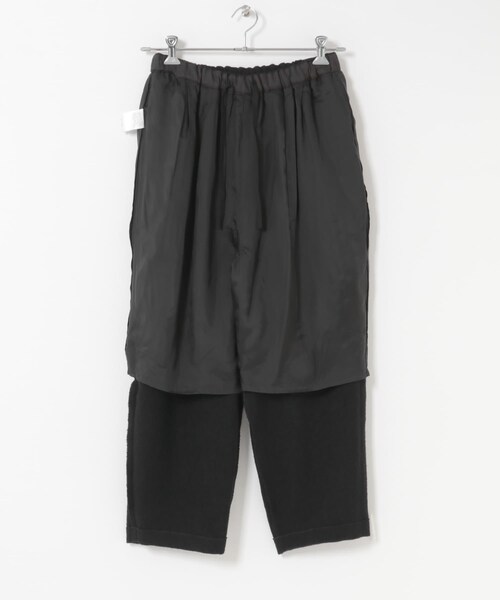 かぐれ（カグレ）の「ウールテーパードパンツ（その他パンツ・レディース・BLACK/CHARCOAL・Free）」の18枚目の写真