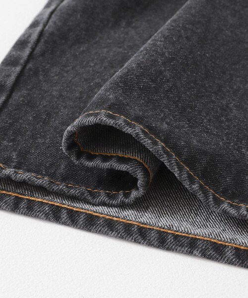 SENSE OF PLACE by URBAN RESEARCH（センスオブプレイスバイアーバンリサーチ）の「『ユニセックス』ダメージデニムワイドパンツ（デニムパンツ・メンズ・BLACK/D.INDIGO・M/L）」の17枚目の写真