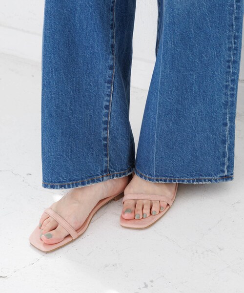 URBAN RESEARCH Sonny Label（アーバンリサーチサニーレーベル）の「フェイクスウェードサンダル（サンダル・レディース・ブラック/トープ/ピンク・S/M/L）」の3枚目の写真