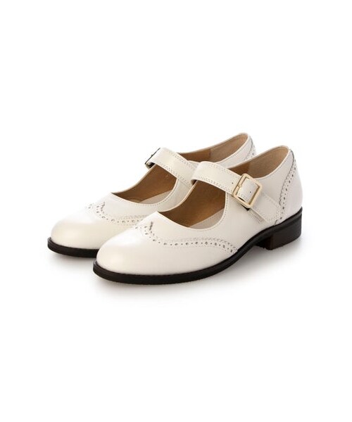 ing(イング)の「イング ing ウイングチップストラップシューズ (パンプス・レディース・BL/WH/CL・225/22.5cm/230/23cm/235/23.5cm/240/24cm/245/24.5cm)」の5枚目の写真