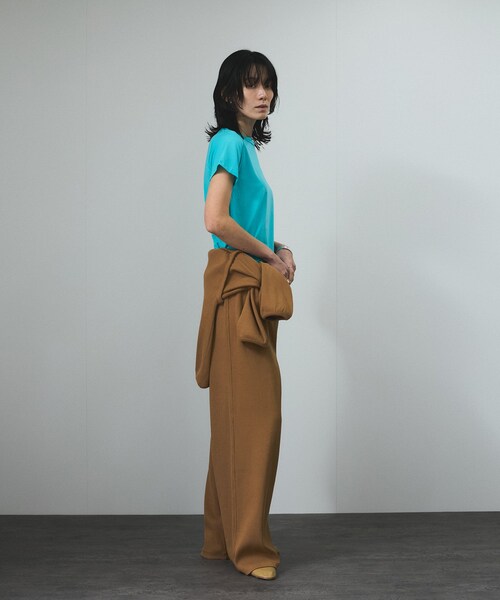 ADAM ET ROPE'（アダムエロペ）の「【Baserange（ベースレンジ）】TEE SHIRT（Tシャツ/カットソー・レディース・ブルー系・S）」の5枚目の写真