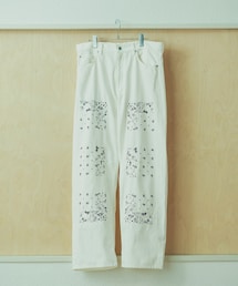 ADAM ET ROPE' | 【NOMARHYTHM TEXTILE for ADAM ET ROPE'】EX Bandana Embroidery Denim Pants(デニムパンツ)