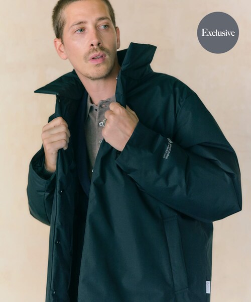 URBAN RESEARCH ROSSO(アーバンリサーチロッソ)の「『別注』+phenix WINDSTOPPER by GORE-TEX LABSスタンドダウンコート(その他アウター・メンズ・BLACK/NAVY/BROWN・M/L/XL)」の1枚目の写真