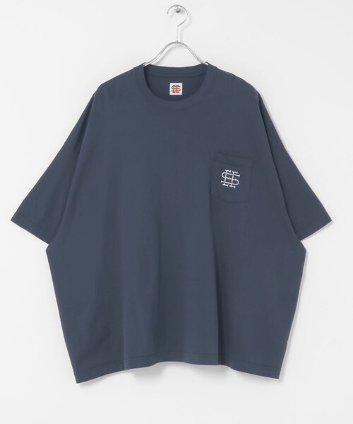 URBAN RESEARCH（アーバンリサーチ）の「SEE SEE　SUPER BIG FLAT POCKET TEE（Tシャツ/カットソー・メンズ・DNAVY・M/L/XL/XXL）」の9枚目の写真