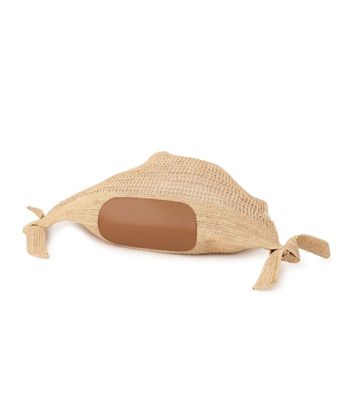 ADAM ET ROPE'(アダムエロペ)の「【HEREU(ヘリュー)】CADOR RAFFIA MESH(ショルダーバッグ・レディース・ベージュ・F)」の9枚目の写真