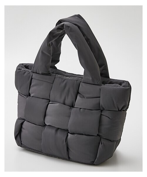 nissen（ニッセン）の「polka polka(ポルカポルカ)編み込みWフェイストートバッグ（トートバッグ・メンズ・ブラック/チャコールグレー/グレーベージュ/バニラ/カーキ・Y）」の3枚目の写真