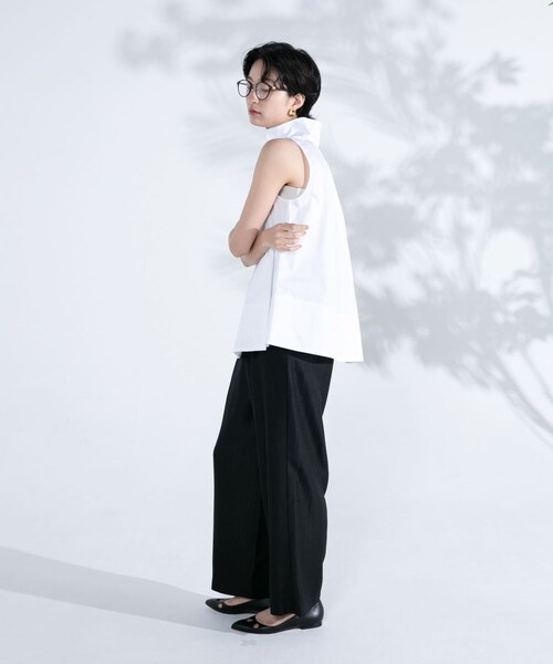 URBAN RESEARCH ROSSO（アーバンリサーチロッソ）の「ブライトツイルイージーパンツ（その他パンツ・レディース・PINK/BLACK・FREE）」の10枚目の写真