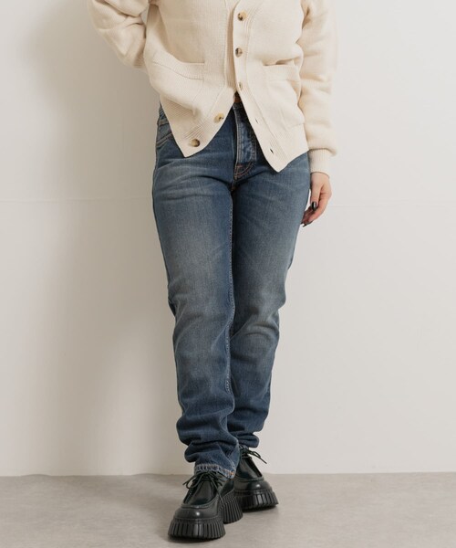 THE GOODLAND MARKET（ザグッドランドマーケット）の「NUDIE JEANS　Solid Ollie-Wild Blue（デニムパンツ・メンズ・W.Blue・29/30/32）」の3枚目の写真
