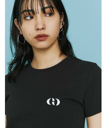 EMODA | ミニマルロゴTシャツ(Tシャツ/カットソー)
