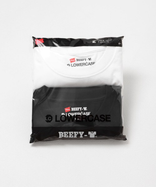 URBAN RESEARCH(アーバンリサーチ)の「HANES×LOWERCASE LOWERCASE 2P BEEFY-T SS(Tシャツ/カットソー・メンズ・WHITE/WHT/BLK/BLACK/D.GRAY/NAVY・M/L/XL/XXL)」の12枚目の写真