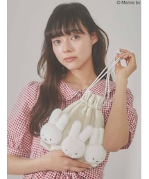 merry jenny | 【WEB限定】miffyならんだポシェット(ハンドバッグ)