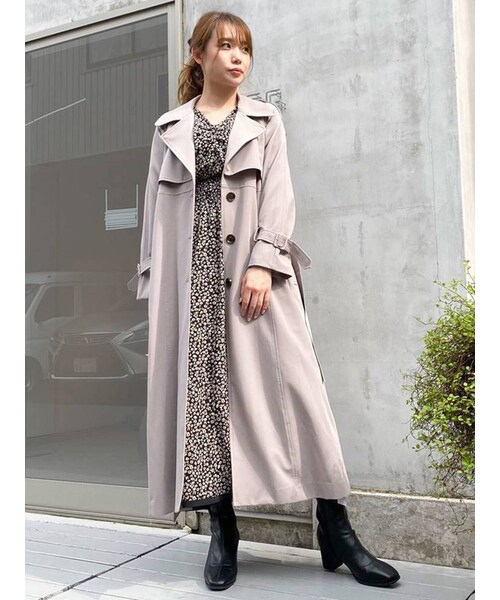 dazzlin（ダズリン）の「2WAYバックプリーツトレンチコート（その他