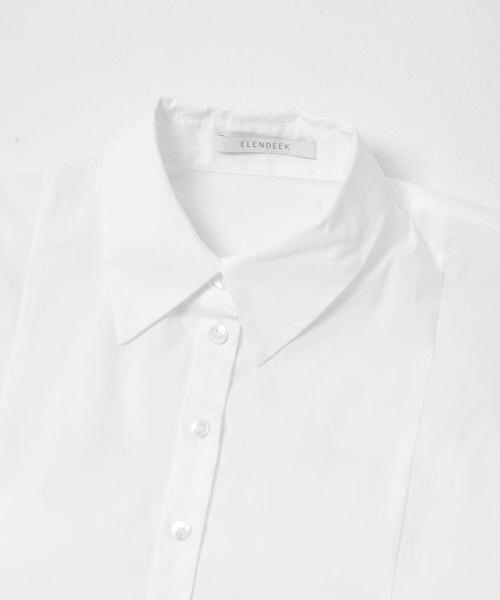 URBAN RESEARCH ROSSO（アーバンリサーチロッソ）の「ELENDEEK　PLEATS LAYERED SHIRTS（シャツ/ブラウス・レディース・O.WHT/BGE・Free）」の15枚目の写真