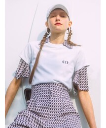 EMODA | ミニマルロゴTシャツ(Tシャツ/カットソー)