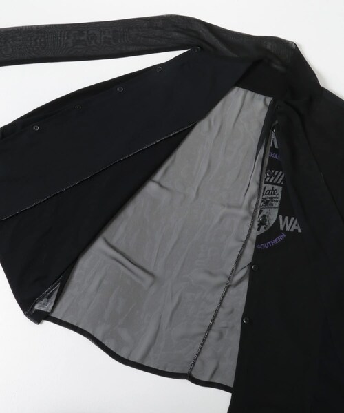 THE GOODLAND MARKET（ザグッドランドマーケット）の「SREU　リバーシブルタイカラーブラウス（シャツ/ブラウス・レディース・BLACK2/WHITE/BLACK・M）」の21枚目の写真