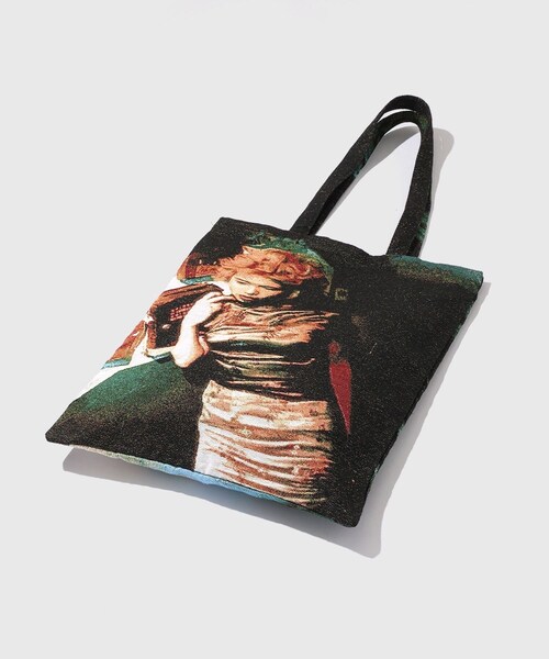 ADAM ET ROPE'（アダムエロペ）の「【天使の涙 × 10Culture for ADAM ET ROPE'】Fallen Angels TOTE BAG（トートバッグ・レディース・ブラック・F）」の7枚目の写真