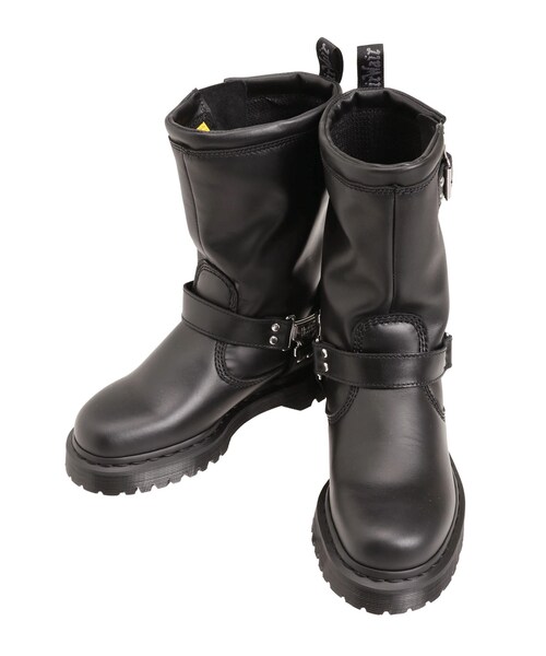 EATME（イートミー）の「【Dr.Martens】ANISTONE HI（ブーツ・レディース・ブラック/ブラウン・M/L）」の2枚目の写真