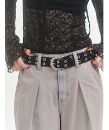 jouetie | ワイドダブルハトメベルト(ベルト)