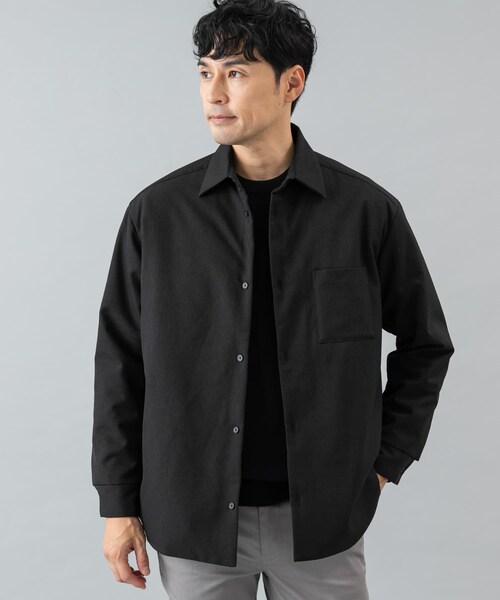 URBAN RESEARCH ROSSO（アーバンリサーチロッソ）の「『XLサイズあり』ヒートパテッドシャツジャケット（その他アウター・メンズ・GRAY/BLACK・M/L/XL）」の7枚目の写真