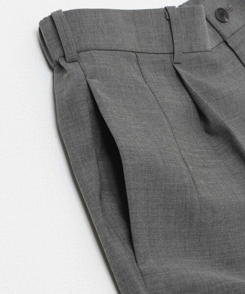 URBAN RESEARCH（アーバンリサーチ）の「ATON　WOOL GAUZE EASY PANTS（その他パンツ・メンズ・GRAY/NAVY TOP・4/6）」の9枚目の写真
