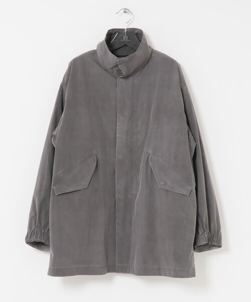 URBAN RESEARCH（アーバンリサーチ）の「ATON　PIGMENT A/W SHORT MODS（モッズコート・メンズ・SUMI・4/6）」の2枚目の写真