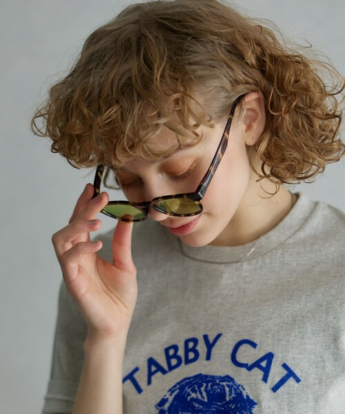 URBAN RESEARCH（アーバンリサーチ）の「jugaad 14　COVE CLEAR-l.green（メガネ・レディース・tortoise/d.brown/grey・-）」の9枚目の写真