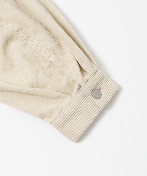ITEMS URBANRESEARCH（アイテムズ アーバンリサーチ）の「コーデュロイジャケット（カバーオール・レディース・ECRU/CHA/CHERRY・Free）」の13枚目の写真