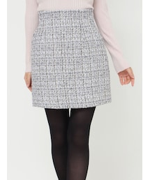 MERCURYDUO | 【セットアップ着用可】ツイードミニスカート(スカート)