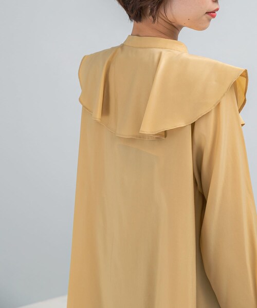 URBAN RESEARCH ROSSO（アーバンリサーチロッソ）の「フリルカラーシャツブラウス（シャツ/ブラウス・レディース・WHITE/YELLOW/BLACK・Free）」の18枚目の写真