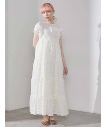 merry jenny | tulipジャガードティアードキャミワンピース(ワンピース)