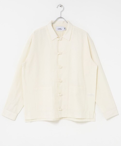 URBAN RESEARCH(アーバンリサーチ)の「Little Yarmouth Kung fu Shirt(シャツ/ブラウス・メンズ・WHITE/NAVY・L/XL)」の4枚目の写真