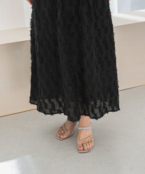 URBAN RESEARCH ROSSO（アーバンリサーチロッソ）の「ジャガードコクーンスカート（スカート・レディース・WHITE/BLACK・36/38）」の17枚目の写真
