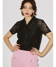 jouetie | ヴィンテージライクレースブラウス(シャツ/ブラウス)