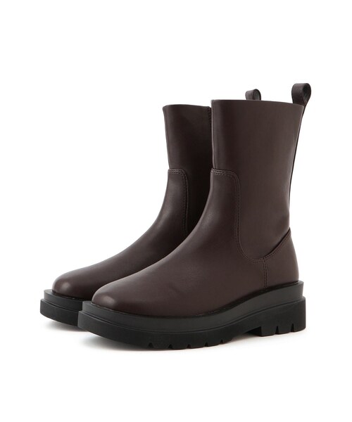 ADAM ET ROPE'(アダムエロペ)の「トラックソールストレッチブーツ(ブーツ・レディース・ブラック/ダークブラウン/キナリ・36.0/37.0/38.0/39.0)」の16枚目の写真