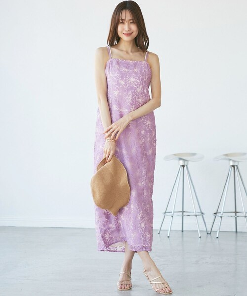 ROPE' PICNIC（ロペピクニック）の「【emur/エミュール】1人で着られる浴衣キャミワンピースセット（浴衣・レディース・ブルー/ラベンダー・38）」の21枚目の写真