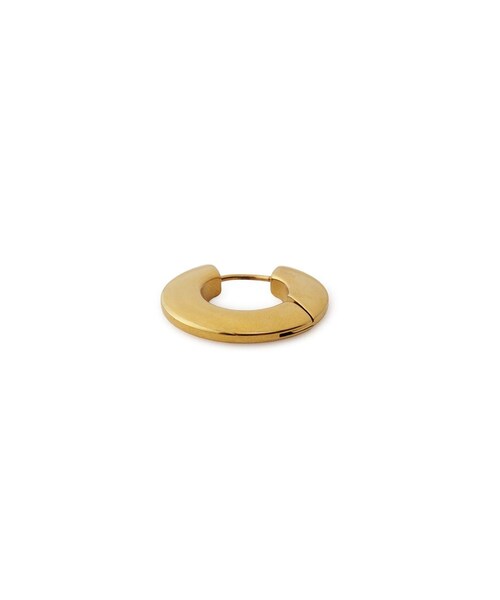 ADAM ET ROPE'(アダムエロペ)の「フラットフープピアス(ピアス(両耳用)・レディース・ゴールド/シルバー・F)」の8枚目の写真