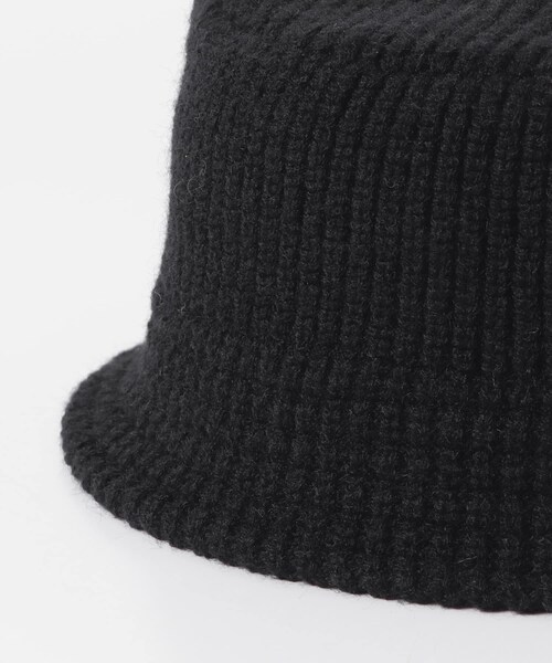SENSE OF PLACE by URBAN RESEARCH(センスオブプレイスバイアーバンリサーチ)の「ニットバケットハット(ハット・メンズ・BLACK/GRAY/KHAKI・one)」の7枚目の写真