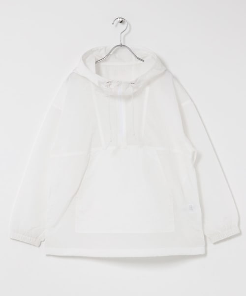 URBAN RESEARCH DOORS(アーバンリサーチドアーズ)の「FORK&SPOON シアーアノラックパーカー(パーカー・レディース・OFF/BLACK・1)」の3枚目の写真