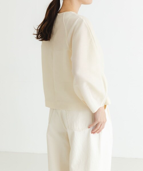 URBAN RESEARCH(アーバンリサーチ)の「『MADE IN JAPAN』オーガンジーブラウス(シャツ/ブラウス・レディース・CHARCOAL/BEIGE・FREE)」の20枚目の写真