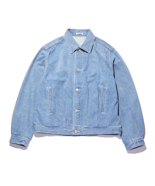 【AURALEE/オーラリー】SELVEDGE FADED LIGHT DENIM BLOUSON